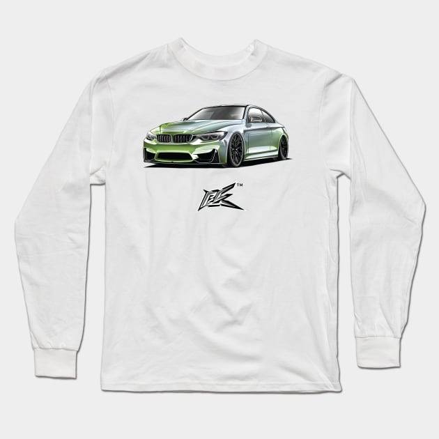 bmw f82 m4 Long Sleeve T-Shirt by naquash